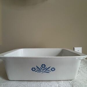 Corning Ware Cornflower 2 qt. Loaf Pan 9"x5"x3"